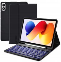 Set mbrojtëse me tastierë Tech-Protect SC Pen, Bluetooth, për Xiaomi Poco Pad M1 Redmi Pad 2 Pro 12.1, i zi