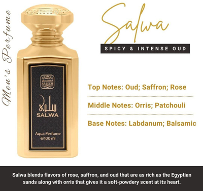 Парфем унисекс Naseem Salwa Aqua, Eau de Parfum, 100 ml
