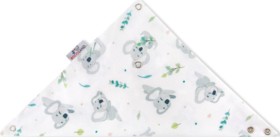 Përparëse-bandane për bebe Bocioland Pink Elephants, 100% tekstil, elefantë rozë