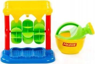 Set lodër me rërë Polesie 69894, mulli rëre me bazë, lotë uji, me shumë ngjyra