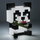 Dritë dekorative Paladone Minecraft Panda Icon Light, 11cm, me bateri, shumëngjyrëshe