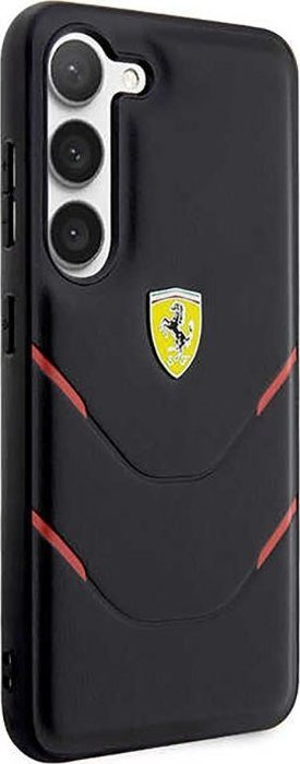 Kapak telefoni Ferrari Hot Stamp Lines, Samsung Galaxy S23, silikoni, i zi