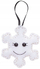 Set kreativ DIY Felt Snowflake, set punime me dorë për kalamaj 5+, dekor prej ndjere, i bardhë