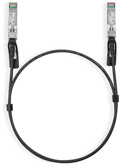 Kabllo TP-LINK SFP + TL-SM5220-1M Direct Attach 10Gbit, 1m, e zezë