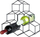 Mbajtëse vere Vilde Metal Wine Rack, 6 shishe, 29.5x14.5x28.5 cm, e zezë