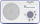 Radio portative TechniSat Viola 2, DAB+ FM, me dalje për kufje, e bardhë me blu