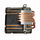 Ftohës Gembird HURACAN ARGB X140, 120 mm, 100W TDP