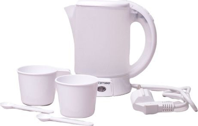 Çajnik elektrik Kamille KM-600, 0.6L, 600W, i bardhë