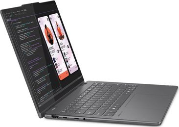 Laptop Lenovo Yoga 7 2 në 1 14AHP9, 14", me prekje, gri, kthehet edhe në tablet