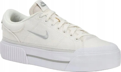 Atlete Nike Court Legacy Lift W FZ2606-100, për femra, lëkurë sintetike, të bardha