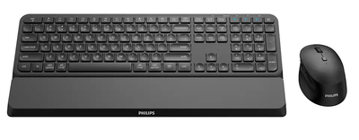 Set tastierë dhe maus Philips 6000 Series SPT6607B, wireless 2.4 GHz, Bluetooth, i zi