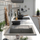 Lavaman kuzhine granit Granite Sink Gray, një kos, vendosje nga sipër, gri
