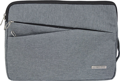 Hesë laptopi Esperanza, 15.6", poliester, gri