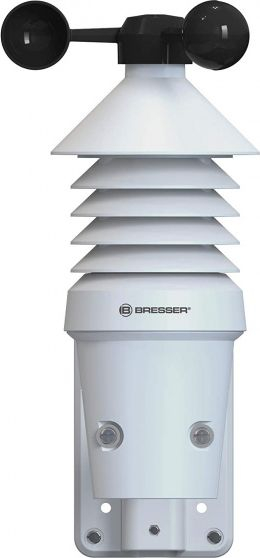 Метеоролошка станица Bresser Pro 3 во 1, екран 15.5 см, безжична, црна