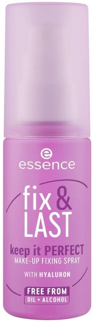 Фиксирачки спреј за шминка Essence Fix And Last Keep It Perfect, 50 ml, проѕирен
