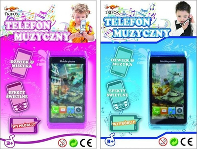 Lodër telefon muzikor Pisarek CHT382370, efekte drite dhe zëri, 3+