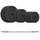 Set shtangë Zipro, 47kg, shufër e drejtë 150cm, disqe bituminoze, i zi
