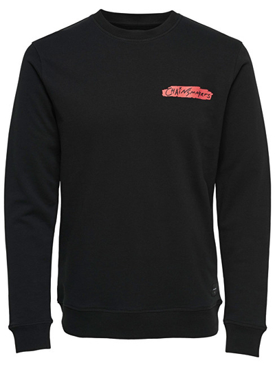 Duks ONLY & SONS Chainsmoker Crew Sweat, i zi M mOL0104-M
