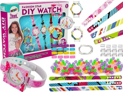 Set kreativ për orë dore LEANToys DIY Watch 8506, mbi 6 vjeç, shumëngjyrësh