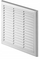 Rrjetë ventilimi Awenta Exclusive TK3, PVC, 15 x 22 cm, e bardhë