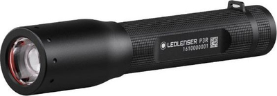 Dritë dore LEDLENSER P3R, LED, me karikim, e zezë