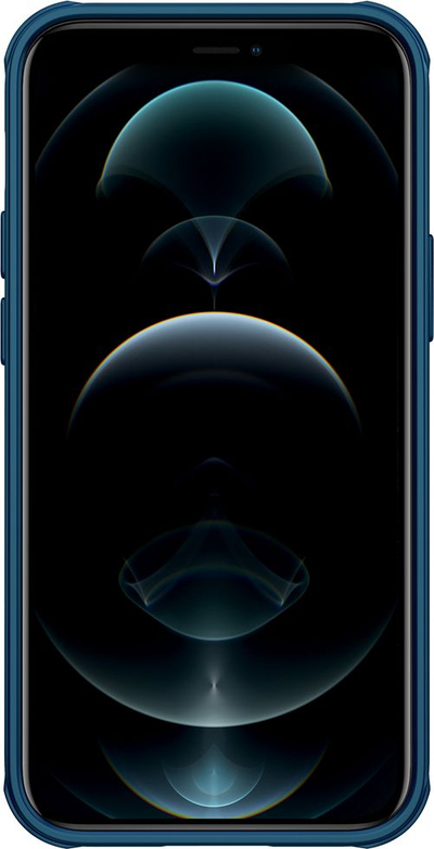 Mbrojtëse telefoni Nillkin Camshield Pro për iPhone 13 Mini, me kapak rrëshqitës te kamera, blu