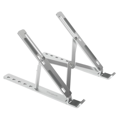 Mbajtëse ergonomike portative për laptop/tablet, alumini, e hirtë