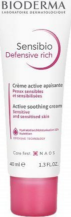 Krem fytyre Bioderma Sensibio Defensive Rich, 40 ml, për lëkurë të ndjeshme