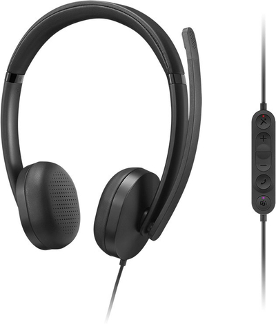 Kufje Lenovo VoIP Headset 5000, me kabllo, USB C, për zyra