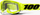 Syze moto-cross 100% Racecraft 2, xham i tejdukshëm anti-fog, me tear off, e verdhë fluo