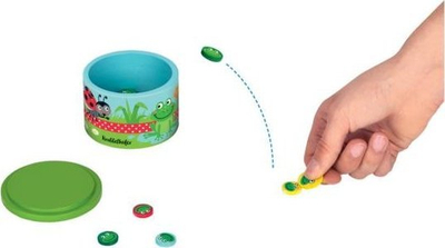 Друштвена игра Krabbelkäfer Flea Game Junior Wood, 29 делови, многуобојна
