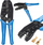 Presa krimpuese SilverTools S11069, 0.25 6 mm², doreza blu