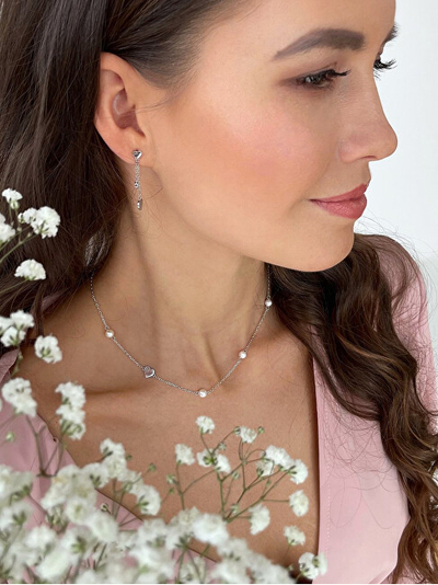 Qafore për femra Preciosa Pearl Passion 6156 01, e argjendtë