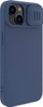 Mbrojtëse telefoni Nillkin CamShield Silky për iPhone 15 Plus, silikon, kapak kamere, blu