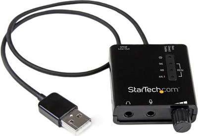 Звучна картичка СтарТек, USB 2.0, аудио 5.1, црна