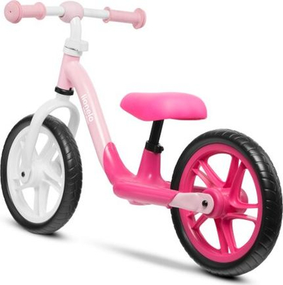 Тркало без педали Lionelo Loe-Alex Bubblegum, 12\", за деца, розова