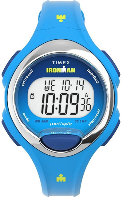 Orë digjitale për femra Timex Ironman TW5M60300, e kaltër