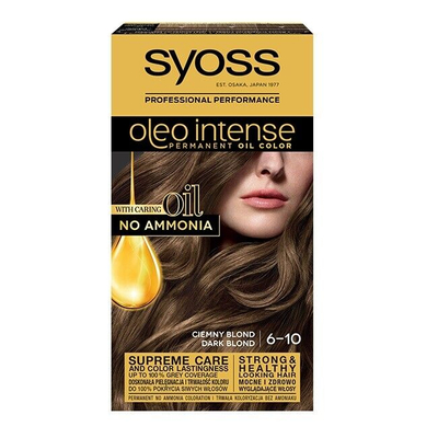 Ngjyrë për flokë Syoss Oleo Intense, 6.10 Dark Blonde, 50 ml