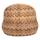 Karrige Round Ladlon rattan natyral jastëk ecru 97×97×76 cm (HM5992)