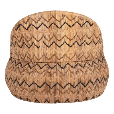 Karrige Round Ladlon rattan natyral jastëk ecru 97×97×76 cm (HM5992)