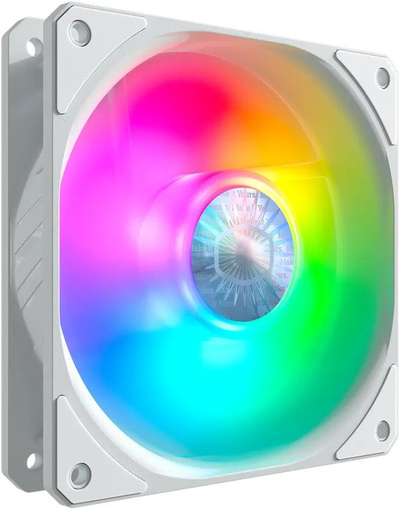 Вентилатор за куќиште Cooler Master SickleFlow Edge 120 ARGB, 120mm, ARGB, бел
