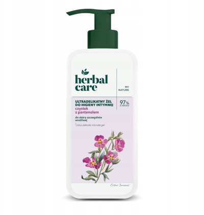 Интимен гел Farmona Herbal Care Ultra Delicate, рокроза и пантенол, 330ml