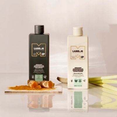 Shampo flokësh Label.m Organic Lemongrass, hidratuese, për të gjitha llojet e flokëve, 300ml