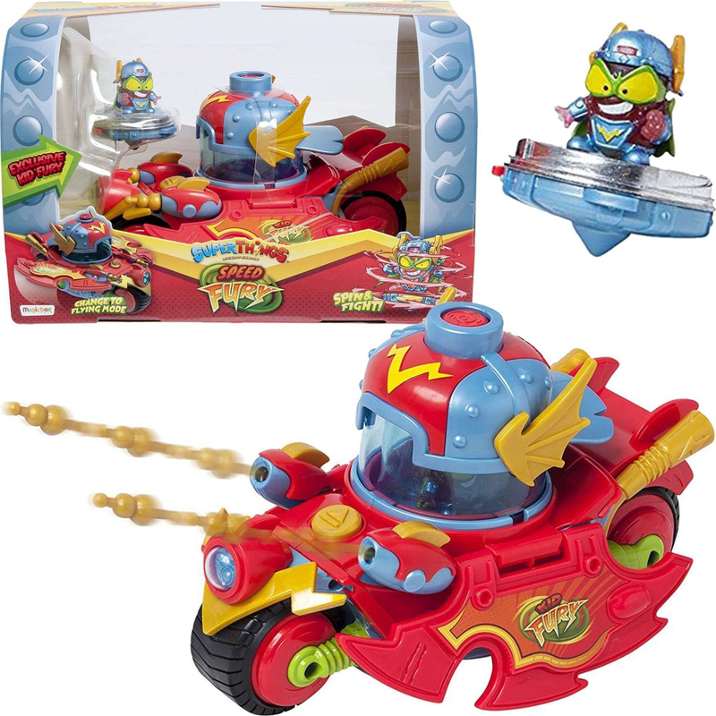 Lojë me figura makine MojiPops Super Things Speed ​​Fury Kid Fury