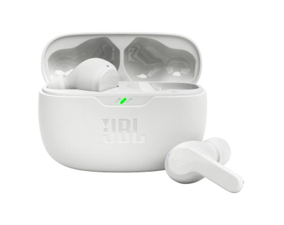 Kufje JBL Wave Beam WBEAMWHT, True Wireless, me kuti karikimi, të bardha