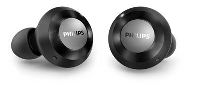 Dëgjuese Buds Philips TAT8505BK/00, wireless IPX4 Splash Mic, të zeza