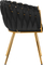 Karrige zyre 4Rico QS-GW06G, ergonomike, e zezë