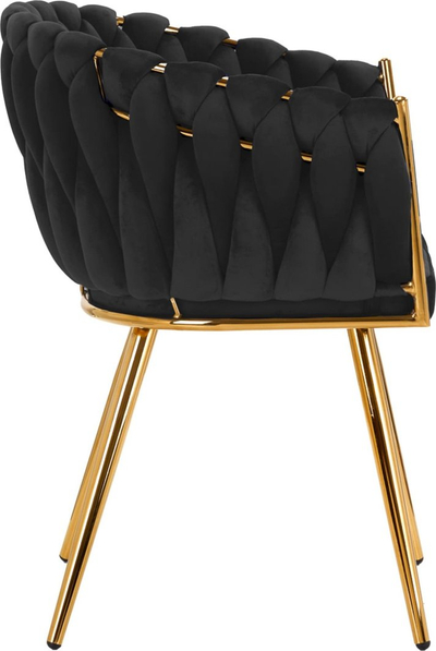 Karrige zyre 4Rico QS-GW06G, ergonomike, e zezë