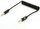 Kabllo audio TB AKTBXAJCOILED1B, 3.5mm M/M, spiral, 1m, e zezë