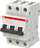 Automat elektrik ABB SH203 C50A, 3P, 6kA, i bardhë